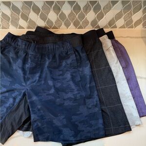 lululemon athletica Men's Athletic Shorts - Blue, Black, Gray, Purple